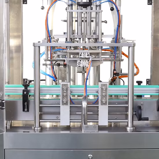 Automatic 4/6/8 Heads Piston Pump Filling Machine for Food/Cosmetic/Beverage /Oil/Cream / Soap Liquid Paste Product Packing Machinery Machine Bottling Line