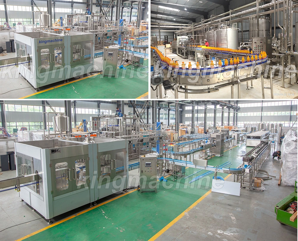 Automatic Pet Bottle Aseptic Hot Filler Juice Beverage Energy Drinks Soda Sparkling Water CSD Carbonated Soft Drink Bottling Dairy Filling Plant Packing Machine