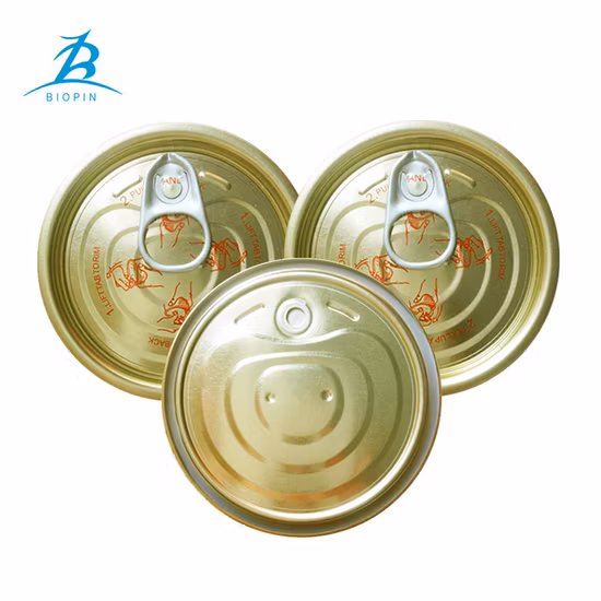 Full Open Lid 214#70mm Easy Open End Food Can Tinplate Lid
